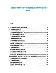 法國奢侈品配飾行業市場供需趨勢研究及投資布局規劃分析報告