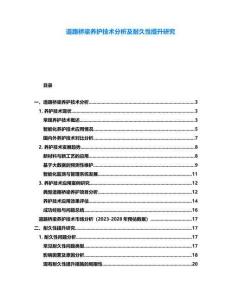 道路橋梁養(yǎng)護技術(shù)分析及耐久性提升研究