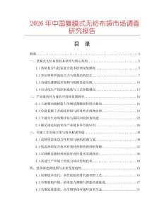 2026年中國復(fù)膜式無紡布袋市場調(diào)查研究報(bào)告