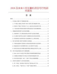 2026及未來5年壓簧機(jī)項(xiàng)目可行性研究報(bào)告