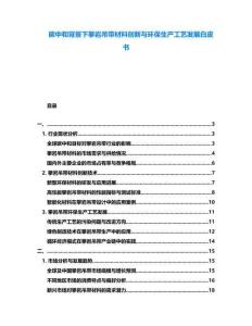 碳中和背景下攀巖吊帶材料創(chuàng)新與環(huán)保生產(chǎn)工藝發(fā)展白皮書