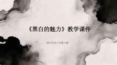 《4黑白的魅力》教學(xué)課件-2025-2026學(xué)年浙美版（新教材）初中美術(shù)八年級下冊