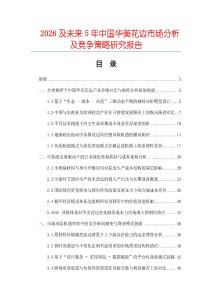 2026及未來5年中國華美花邊市場分析及競爭策略研究報告