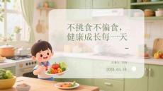 不挑食不偏食，健康成長(zhǎng)每一天