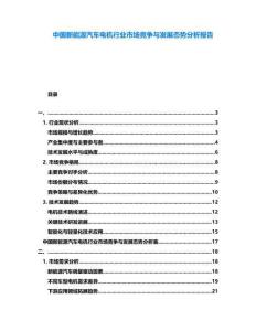 中國新能源汽車電機行業市場競爭與發展態勢分析報告