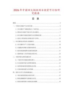 2026年中國(guó)回火銅絲項(xiàng)目投資可行性研究報(bào)告