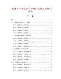 2025年中國氙航空障礙燈數(shù)據(jù)監(jiān)測研究報(bào)告