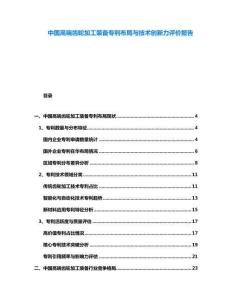 中國(guó)高端齒輪加工裝備專利布局與技術(shù)創(chuàng)新力評(píng)價(jià)報(bào)告