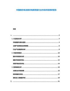 中國固態電池固態電解質膜行業市場供需調研報告