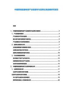 中國跨境直播電商產(chǎn)業(yè)鏈重構(gòu)與品牌出海戰(zhàn)略研究報(bào)告