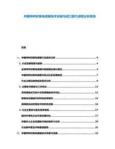 中國特種封裝電感器技術(shù)突破與進(jìn)口替代進(jìn)程分析報(bào)告