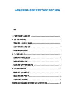 中國(guó)勞務(wù)派遣行業(yè)政策收緊背景下轉(zhuǎn)型方向可行性報(bào)告
