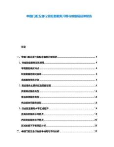 中國門配五金行業(yè)配套服務(wù)升級(jí)與價(jià)值鏈延伸報(bào)告