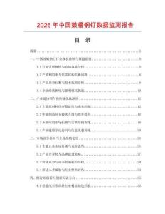 2026年中國鼓帽鋼釘數據監測報告