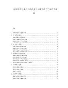 中國(guó)滑套行業(yè)員工技能培訓(xùn)與績(jī)效提升方案研究報(bào)告