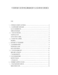 中國(guó)滑套行業(yè)管理層激勵(lì)機(jī)制與企業(yè)績(jī)效關(guān)聯(lián)報(bào)告