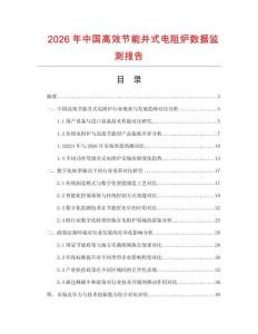 2026年中國高效節(jié)能井式電阻爐數(shù)據(jù)監(jiān)測報告