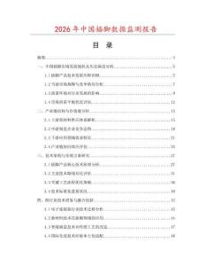 2026年中國插腳數據監測報告