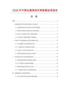 2026年中國(guó)仙童騎虎風(fēng)箏數(shù)據(jù)監(jiān)測(cè)報(bào)告