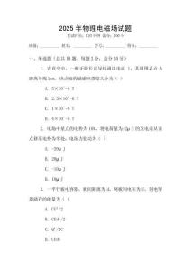 2025年物理電磁場試題