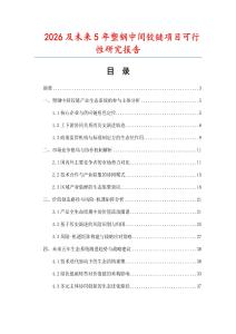 2026及未來5年塑鋼中間鉸鏈項(xiàng)目可行性研究報(bào)告