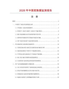 2026年中國笙數據監測報告
