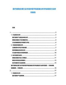 醫(yī)療廢物處理行業(yè)市場供需平衡發(fā)展分析評估規(guī)劃行業(yè)研究報告