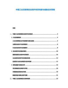 中國工業(yè)互聯(lián)網(wǎng)安全防護體系構建與威脅應對策略