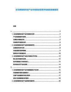 北馬其頓高科技產(chǎn)業(yè)市場(chǎng)現(xiàn)狀投資評(píng)估規(guī)劃發(fā)展報(bào)告