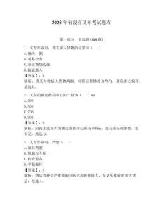 2026年有沒有叉車考試題庫（奪分金卷）