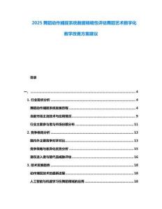 2025舞蹈動作捕捉系統數據精確性評估舞蹈藝術數字化教學改善方案建議