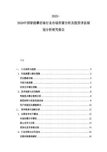 2025-2030中國(guó)智能攀巖場(chǎng)行業(yè)市場(chǎng)供需分析及投資評(píng)估規(guī)劃分析研究報(bào)告