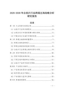 2025-2030年合拍片行業跨境出海戰略分析研究報告