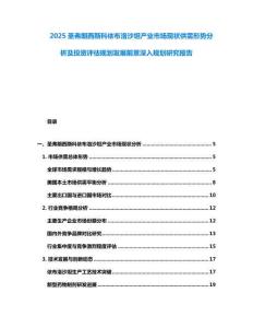 2025圣弗朗西斯科依布洛沙坦產業市場現狀供需形勢分析及投資評估規劃發展前景深入規劃研究報告