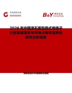 2026年中國滑石重型懸式絕緣子行業(yè)發(fā)展現(xiàn)狀與市場占有率及排名研究分析報告