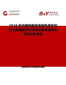 2026年中国热敏纸高耐热显影剂行业发展现状与市场占有率及排名研究分析报告