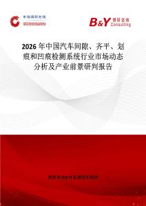 2026年中國汽車間隙、齊平、劃痕和凹痕檢測系統(tǒng)行業(yè)市場動態(tài)分析及產(chǎn)業(yè)前景研判報告