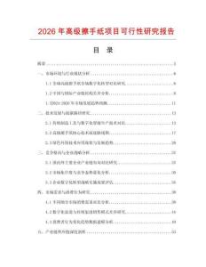 2026年高級擦手紙項目可行性研究報告