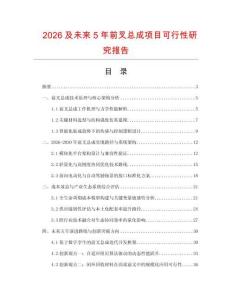 2026及未來(lái)5年前叉總成項(xiàng)目可行性研究報(bào)告