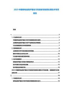 2025中國核電站防護服去污劑放射性物質處理技術專項報告