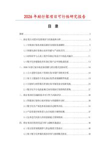 2026年助行架項目可行性研究報告