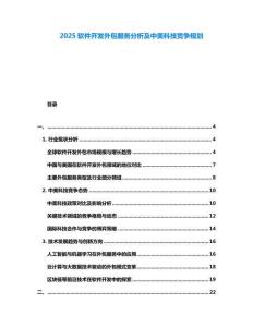 2025軟件開發(fā)外包服務(wù)分析及中美科技競爭規(guī)劃