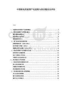 中國核電用泵國產(chǎn)化進(jìn)程與供應(yīng)鏈安全評估