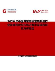 2026年中国汽车降噪音响系统行业发展现状与市场占有率及排名研究分析报告