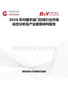 2026年中國(guó)手油門(mén)拉線行業(yè)市場(chǎng)動(dòng)態(tài)分析及產(chǎn)業(yè)前景研判報(bào)告