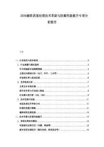 2026磁鐵表面處理技術(shù)革新與防腐性能提升專項(xiàng)分析報(bào)告