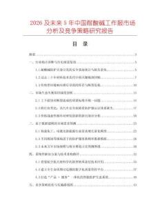 2026及未來5年中國耐酸堿工作服市場分析及競爭策略研究報告