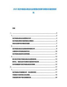 2025地方電視臺(tái)商業(yè)化運(yùn)營模式創(chuàng)新與媒體價(jià)值變現(xiàn)研究