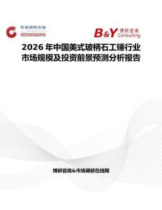 2026年中國美式玻柄石工錘行業(yè)市場規(guī)模及投資前景預(yù)測分析報(bào)告