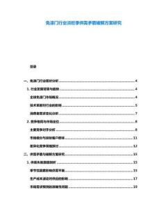 免漆門(mén)行業(yè)淡旺季供需矛盾破解方案研究
